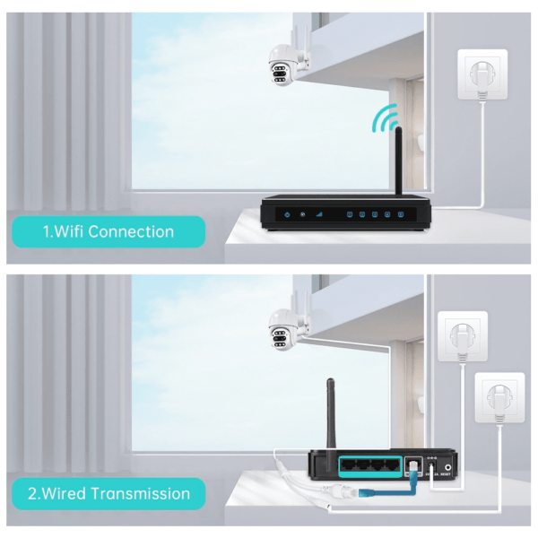 Camara De Vigilancia Besder 4k Con Zoom - Imagen 8