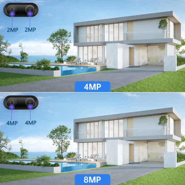 Camara De Vigilancia Besder 4k Con Zoom - Imagen 16