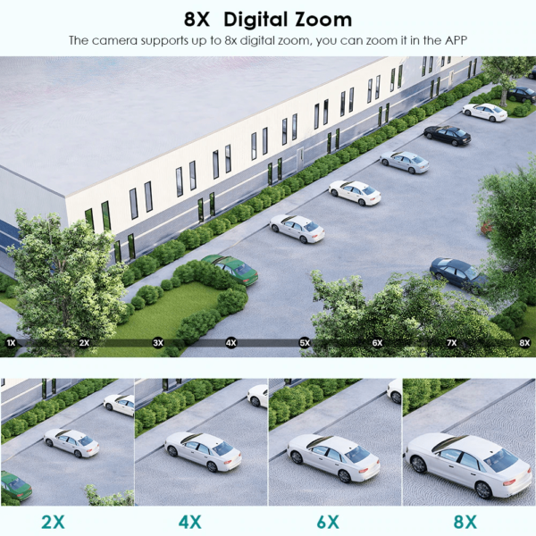 Camara De Vigilancia Besder 4k Con Zoom - Imagen 13