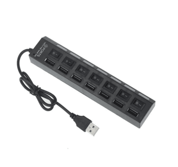 Extensión Usb Multiple Con 7 Interruptores - Imagen 4