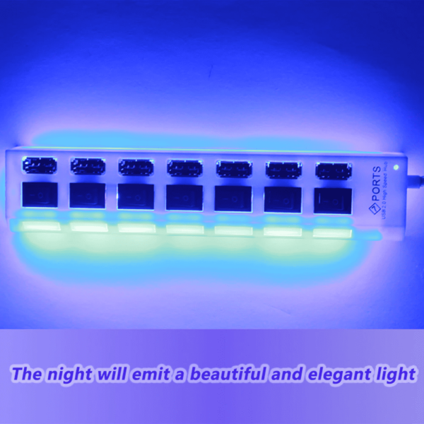 Extensión Usb Multiple Con 7 Interruptores - Imagen 3